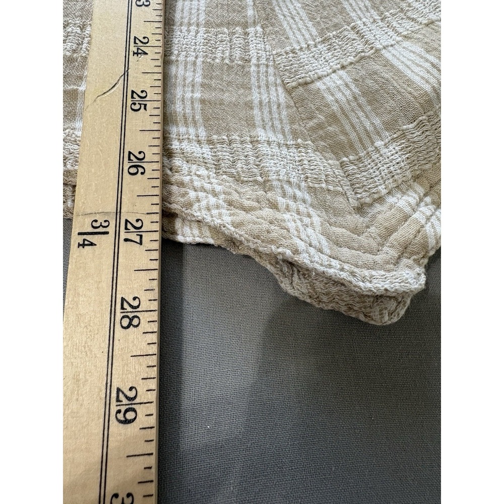 Pilcro Anthropologie Textured Babydoll Tunic Top Large Ruffle Cottagecore Boho - Picture 14 of 14